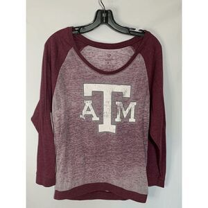 Colosseum Texas A&M Aggie Long Sleeve T Shirt Size Small